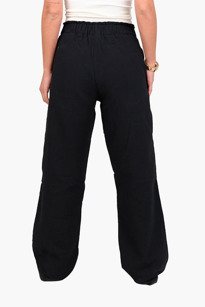 Relaxed Tencel Wide-Leg Pants