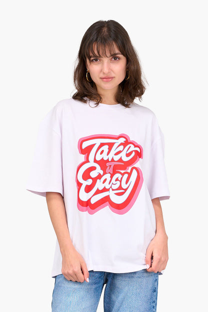 Take It Easy Printed T-Shirt