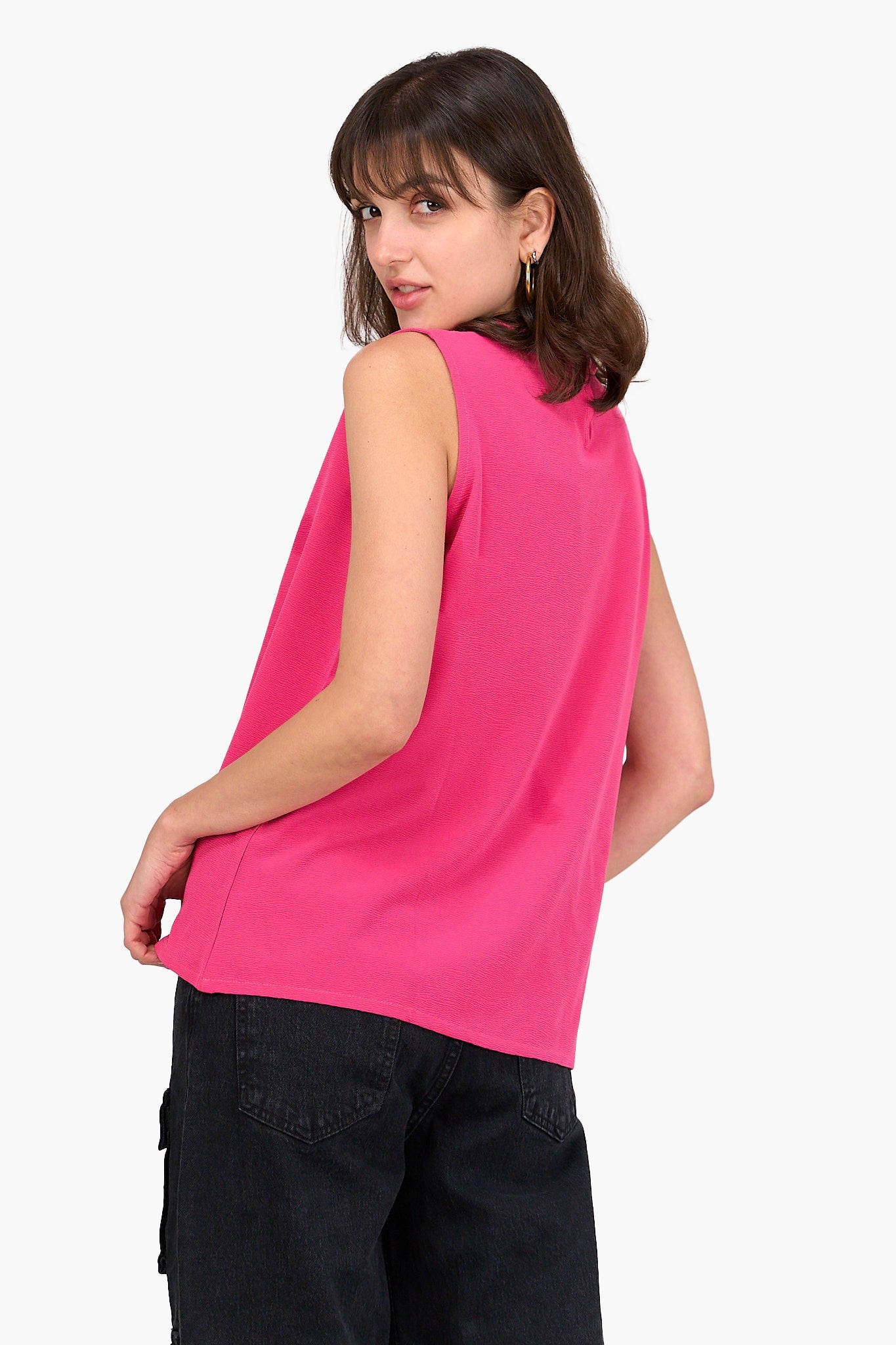 Tencel Sleeveless Blouse
