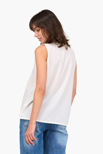 Tencel Sleeveless Blouse