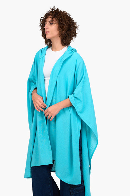 Hooded Asymmetrical Kimono