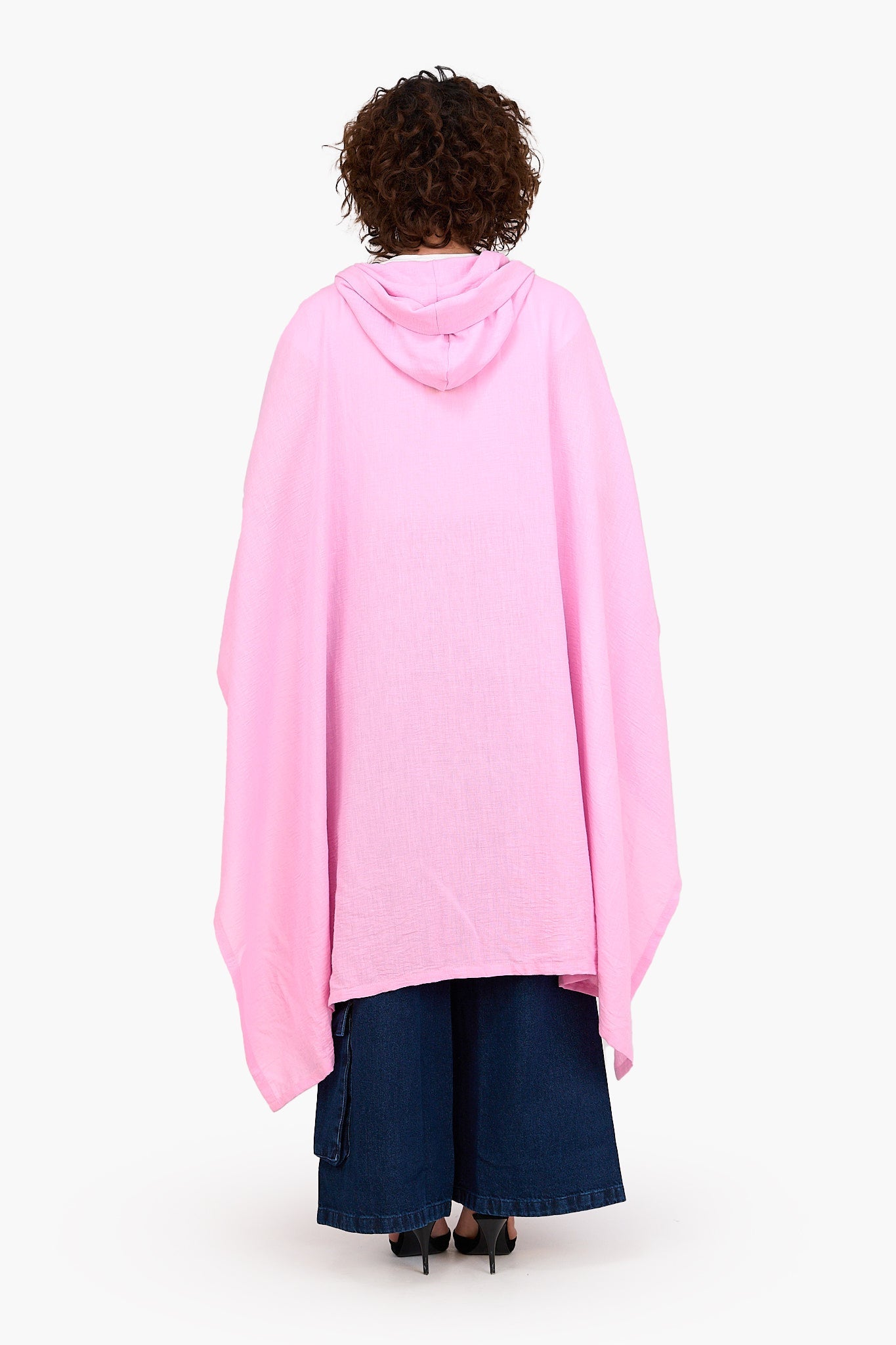 Hooded Asymmetrical Kimono