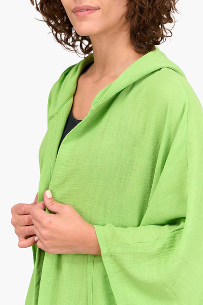 Hooded Asymmetrical Kimono