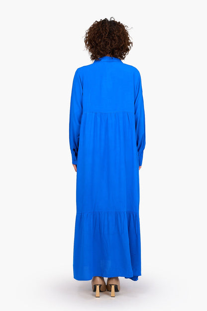 Buttoned Cuffs Dress