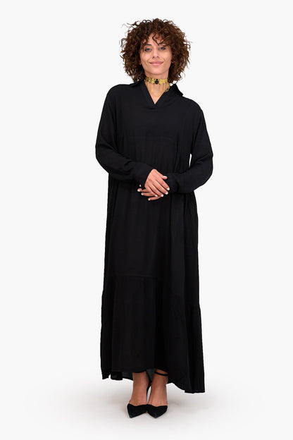 Buttoned Cuffs Dress