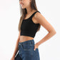 Carina Wide Strap Crop Top