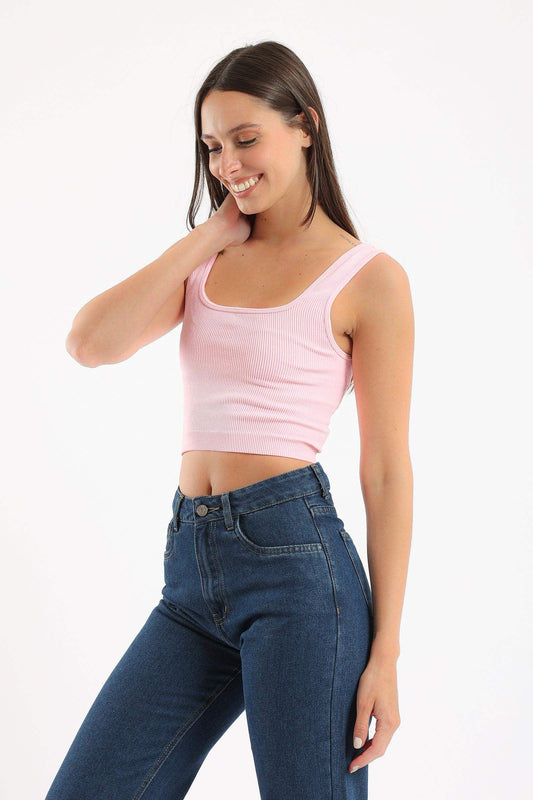 Carina Wide Strap Crop Top