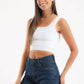 Carina Wide Strap Crop Top