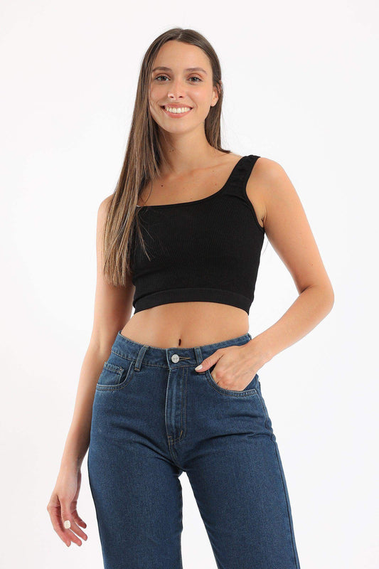 Carina Wide Strap Crop Top