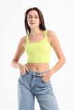 Carina Wide Strap Crop Top