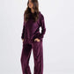 Carina Velvet Hooded Pyjama Set