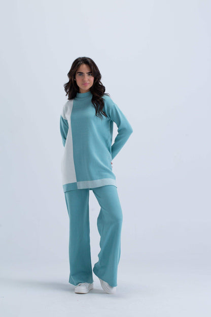 بنطال صالة من الصوف العادي