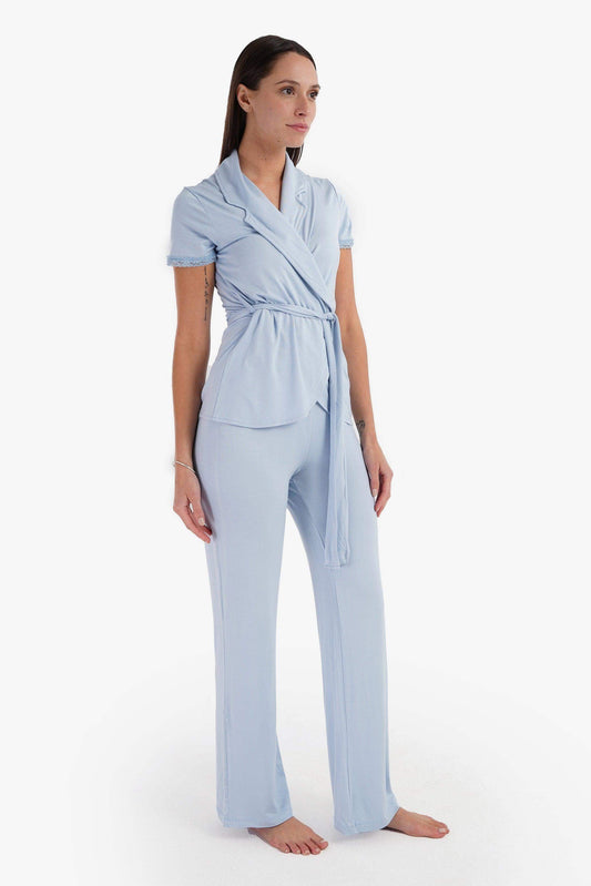 Wrapped Plain Pyjama Set - Carina - ??Ã¢â‚¬â„¢????????ÃƒÂ±??Ã¯Â¿Â½ÃƒÂ¿??Ã†â€™?ÃƒÂ¿????