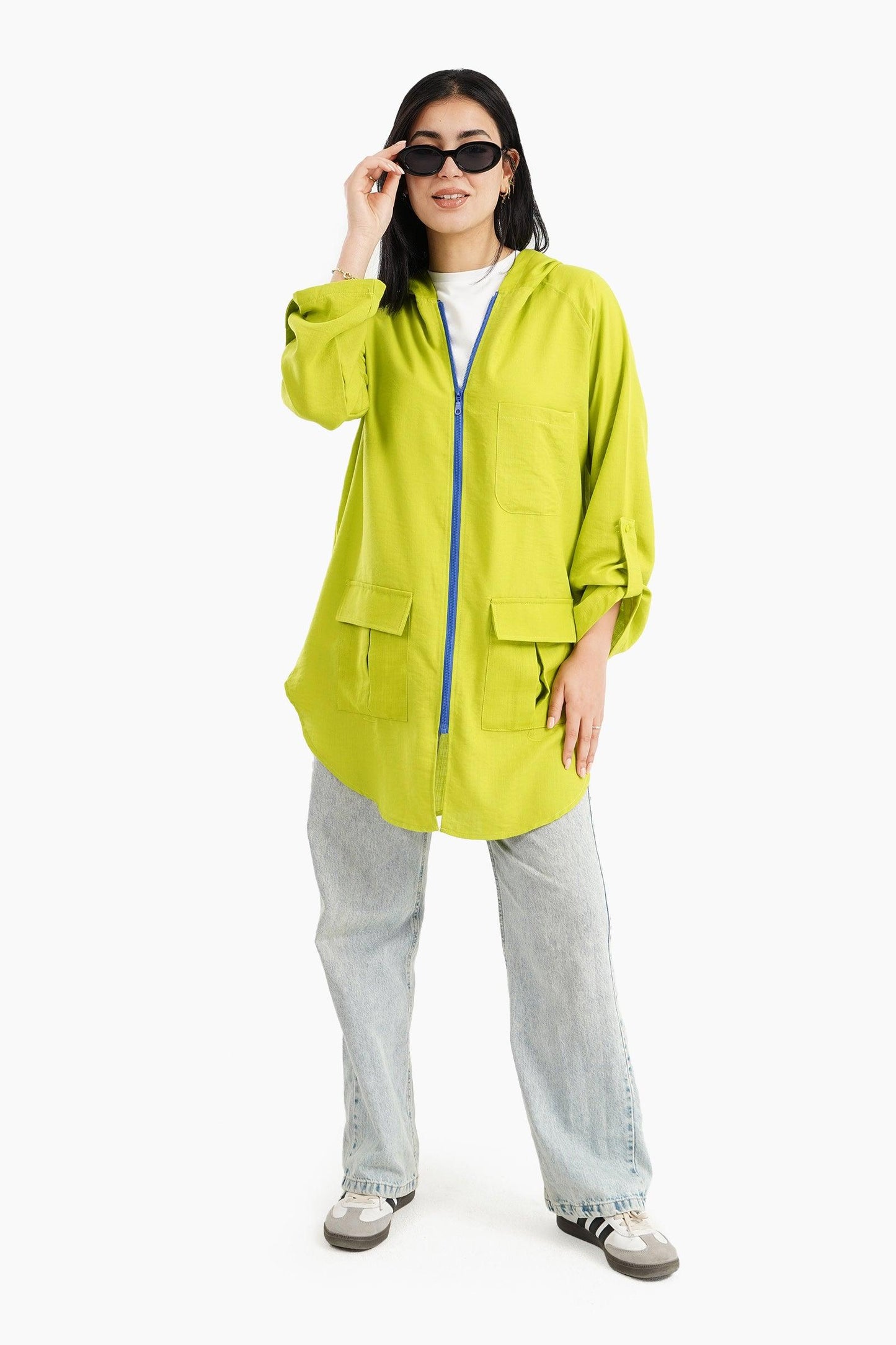 Zipper Closure Light Jacket