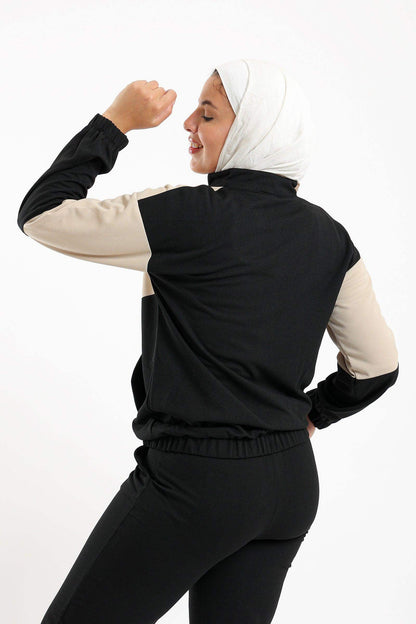 سترة صالة بسحاب للإغلاق