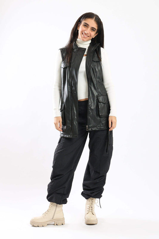 Carina Zipper Closure Vest Jacket